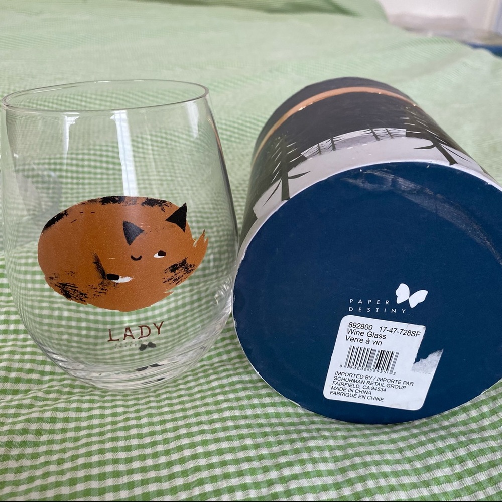 LADY Paper Destiny Stemless Wine Glass
